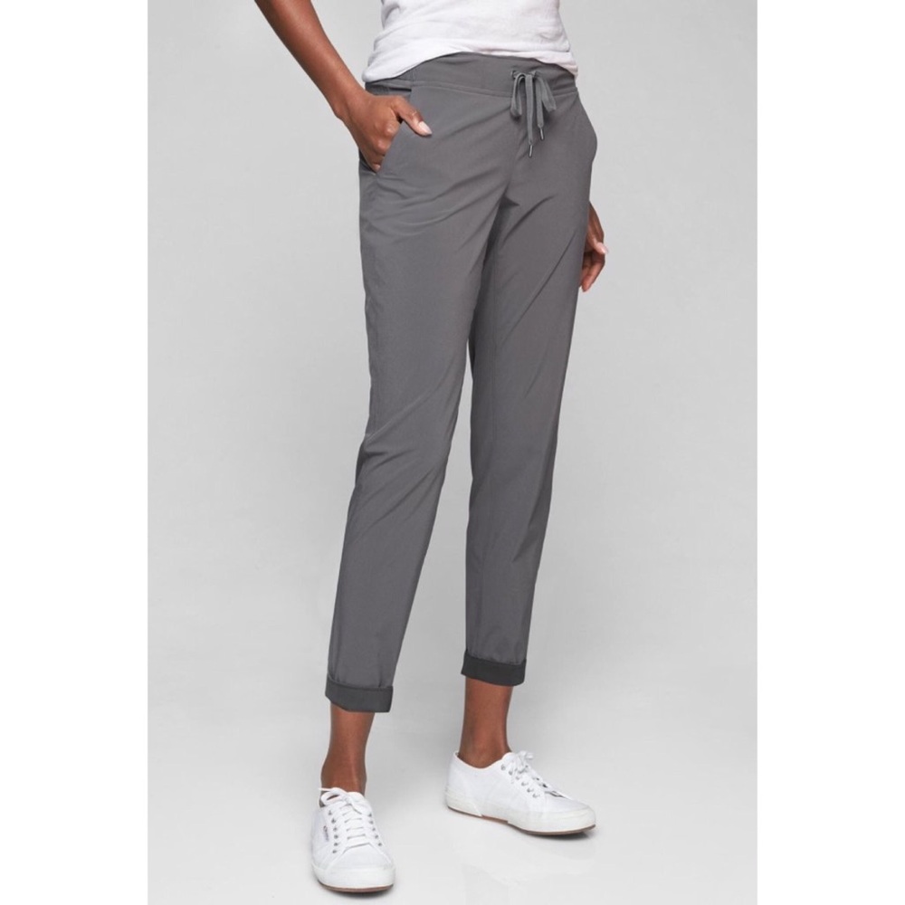 Athleta Green Midtown Ankle Pants Size 12